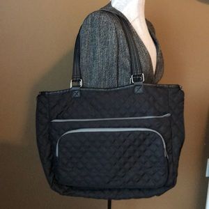 Reversible Tote with laptop & cooler compartment